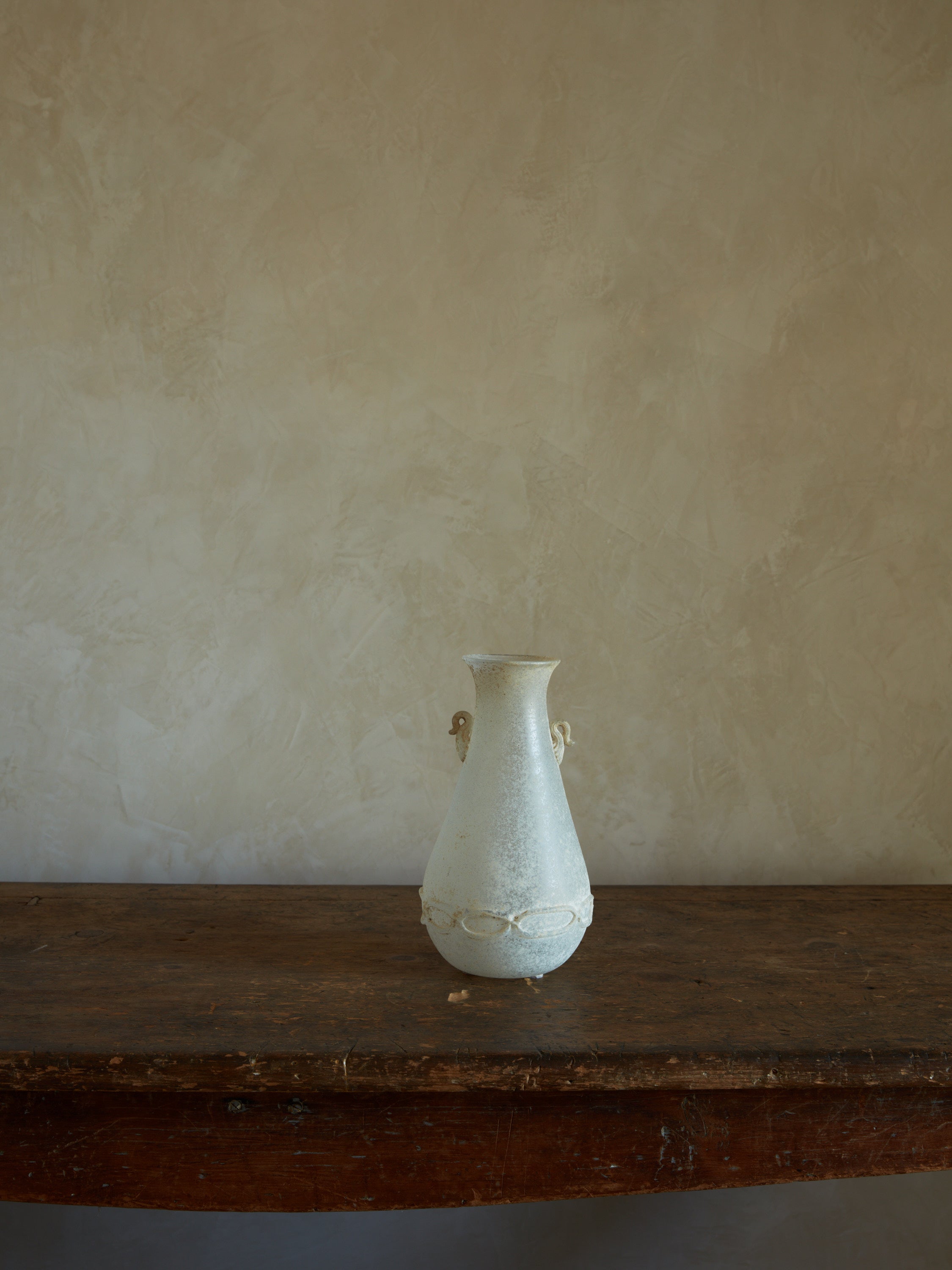 Seguso Murano Scavo Glass Vase