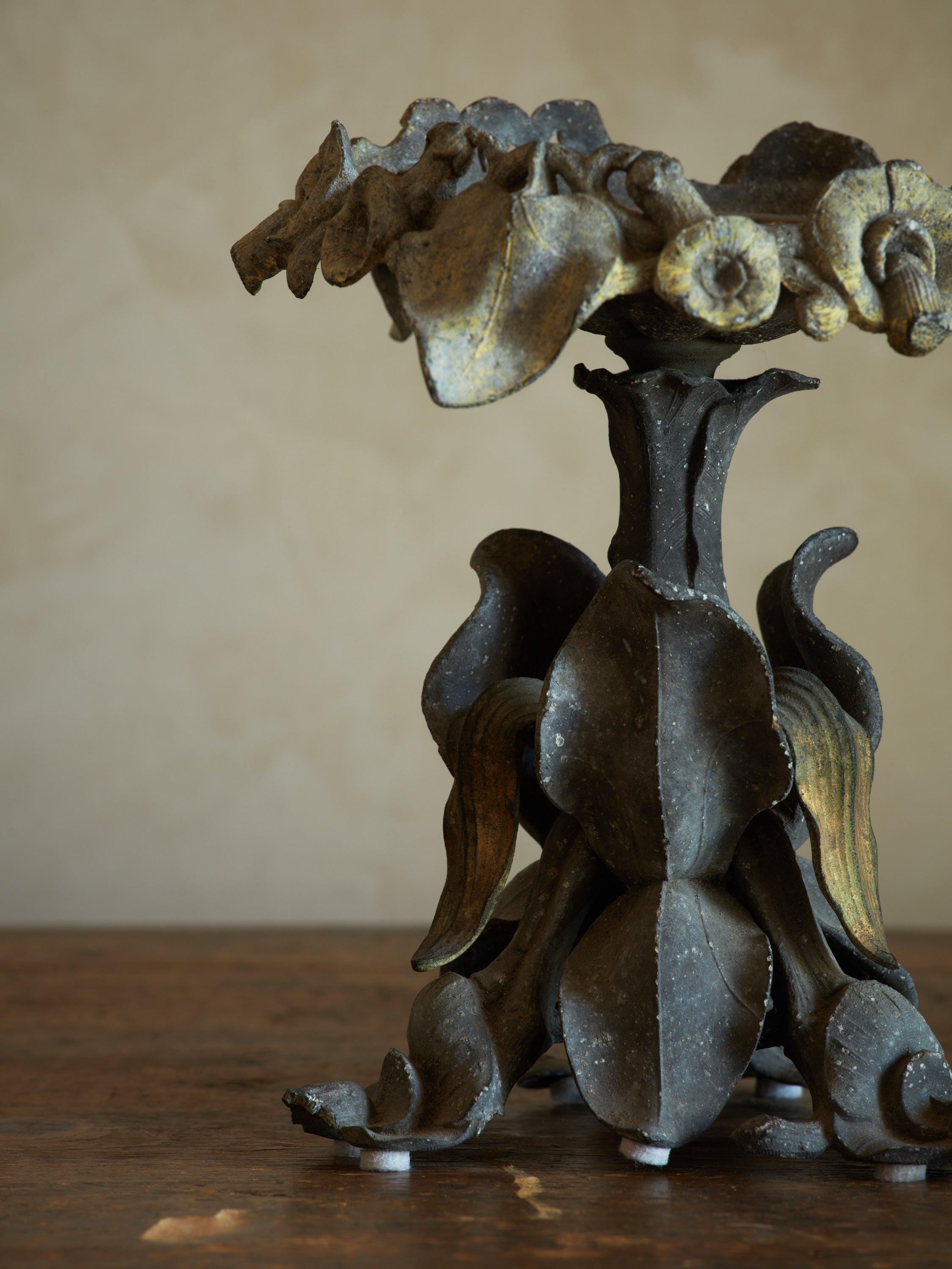 French Art Nouveau Candle Stands