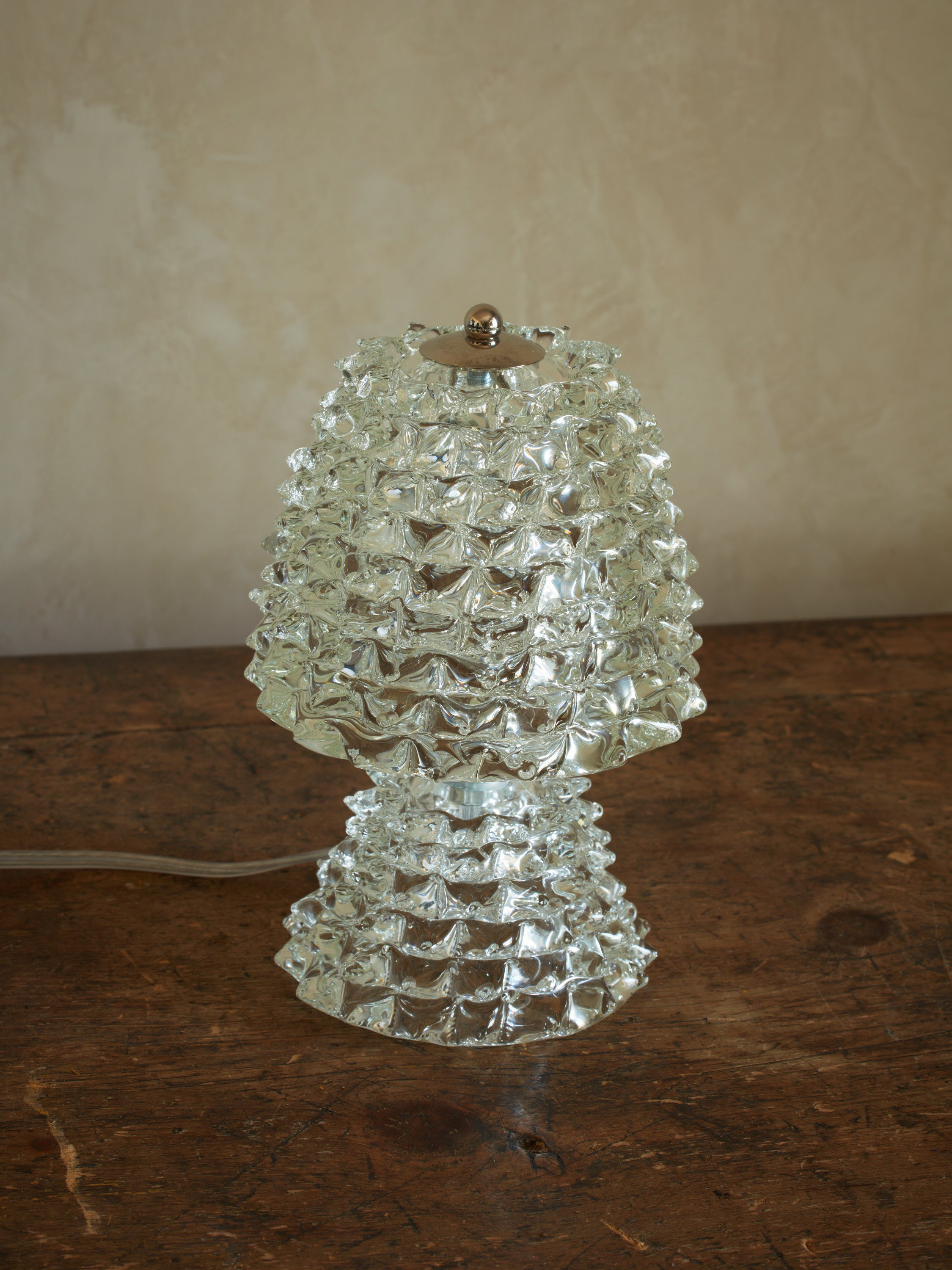 Murano Rostrato Glass Table Lamp