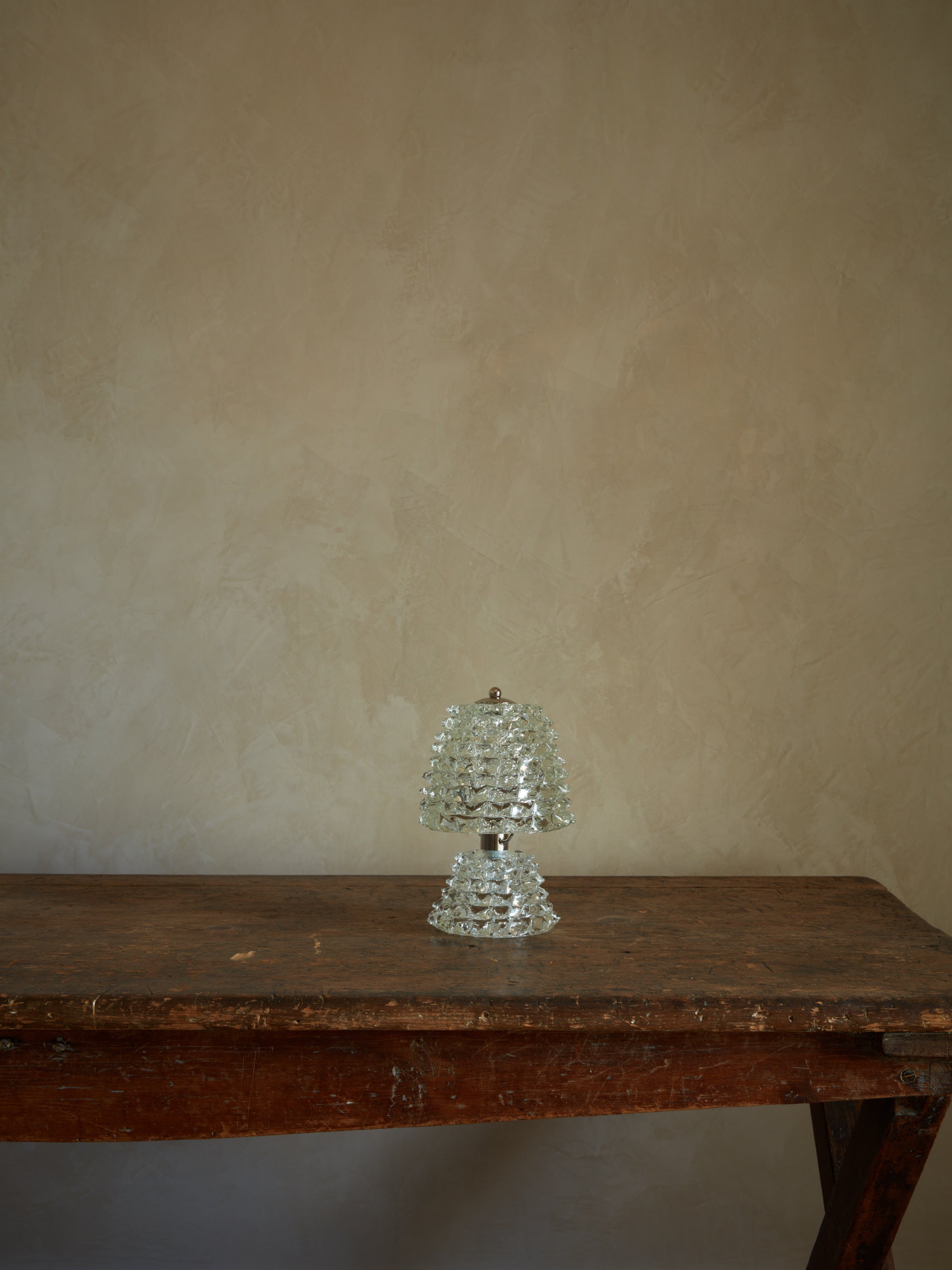 Murano Rostrato Glass Table Lamp