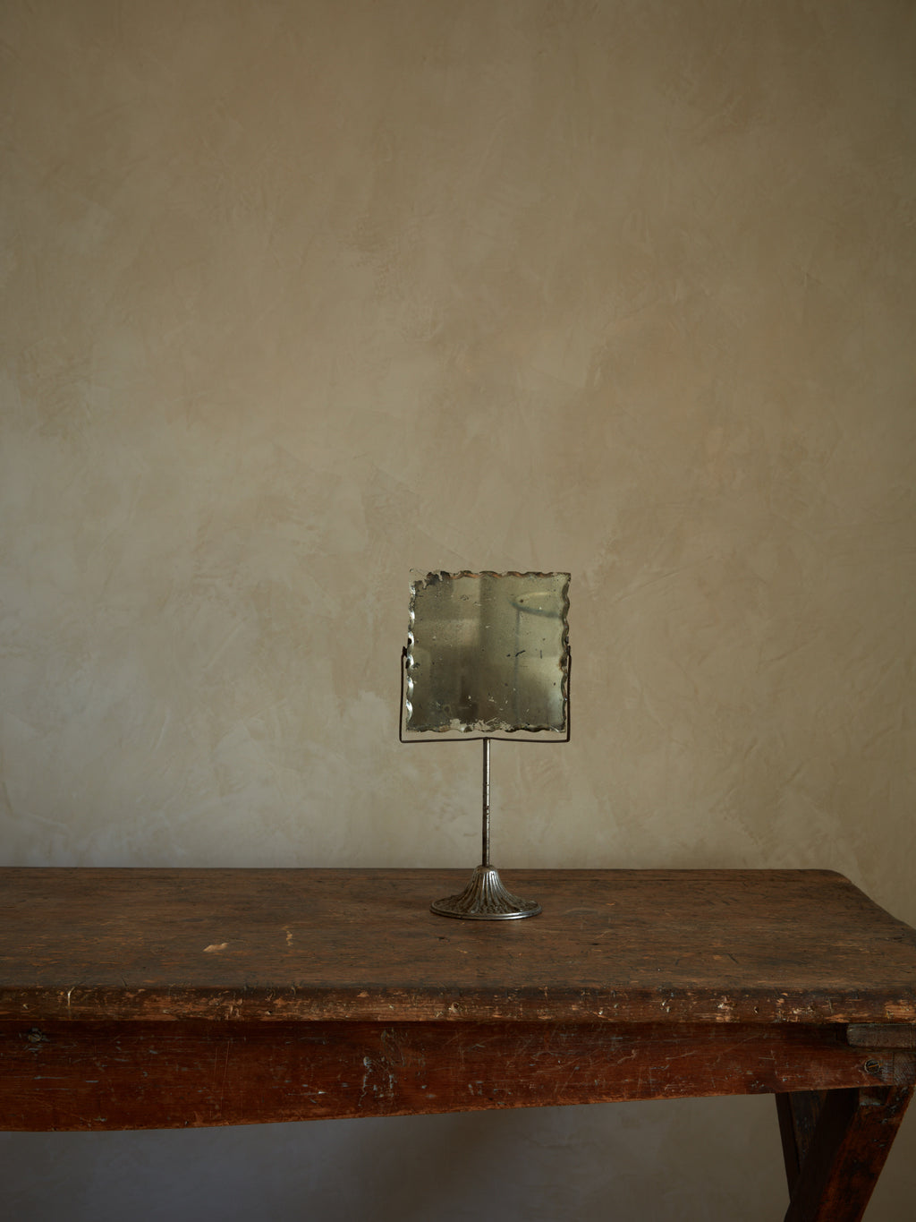 Scalloped Table Mirror