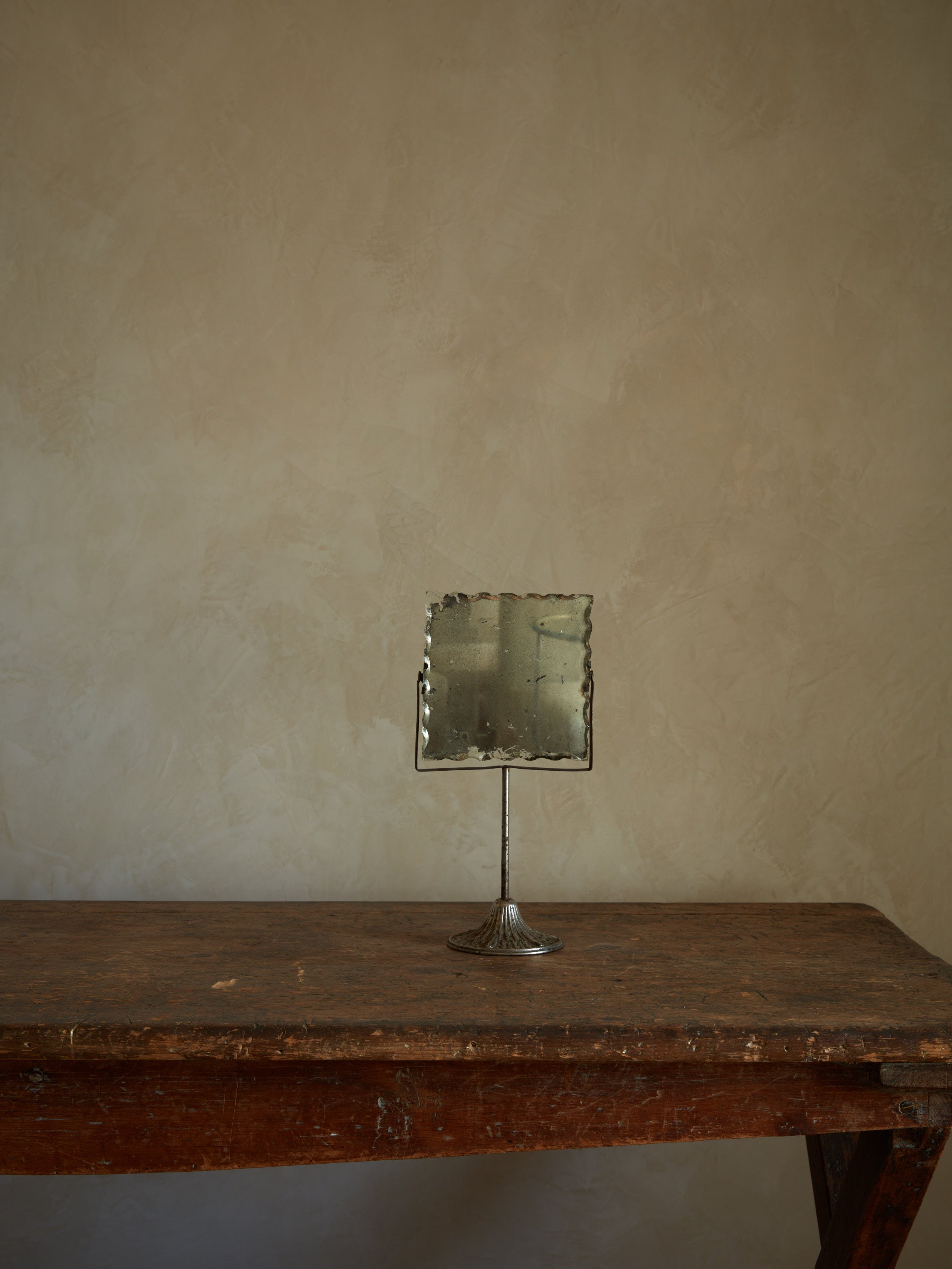 Scalloped Table Mirror