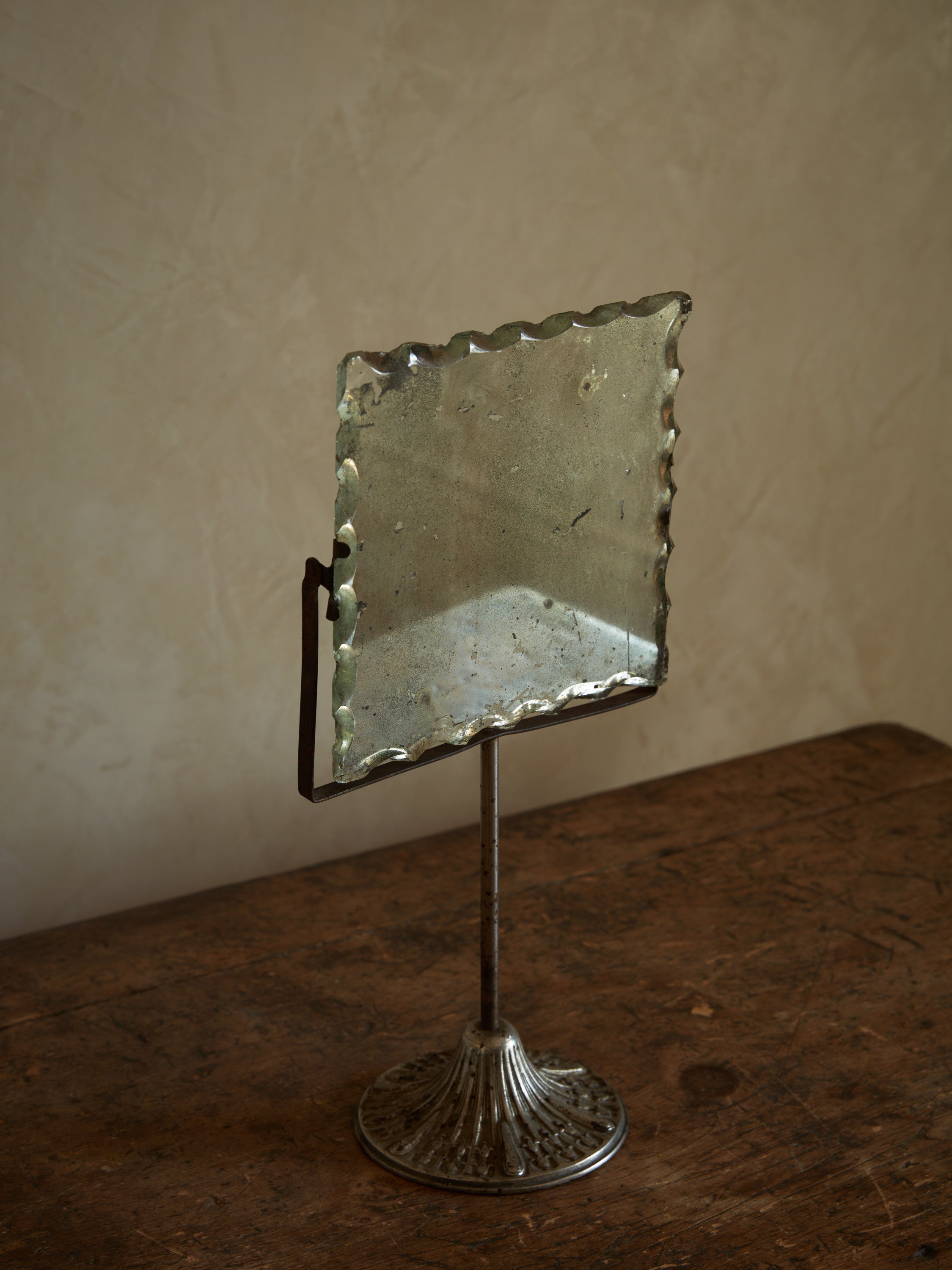 Scalloped Table Mirror