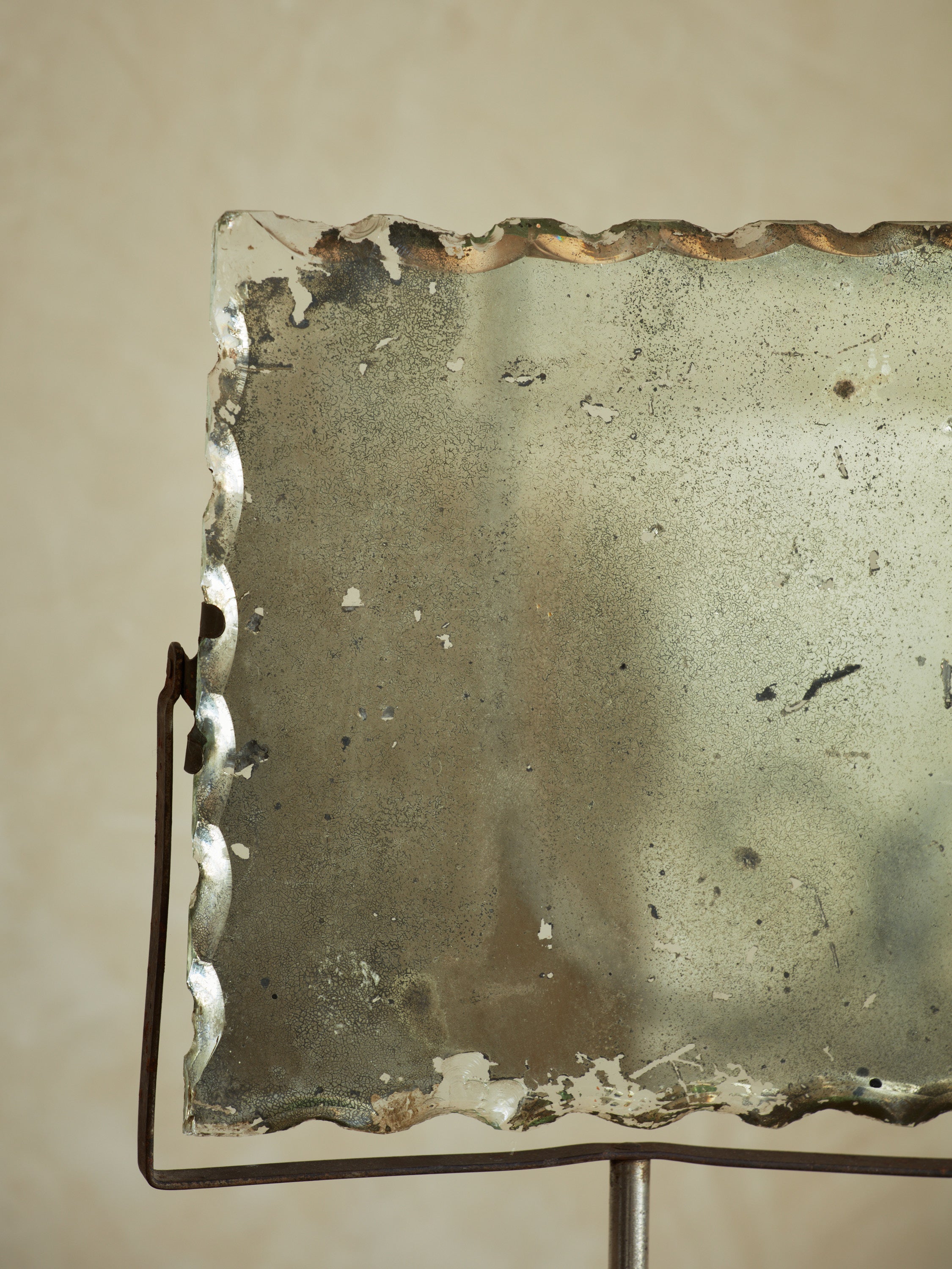 Scalloped Table Mirror