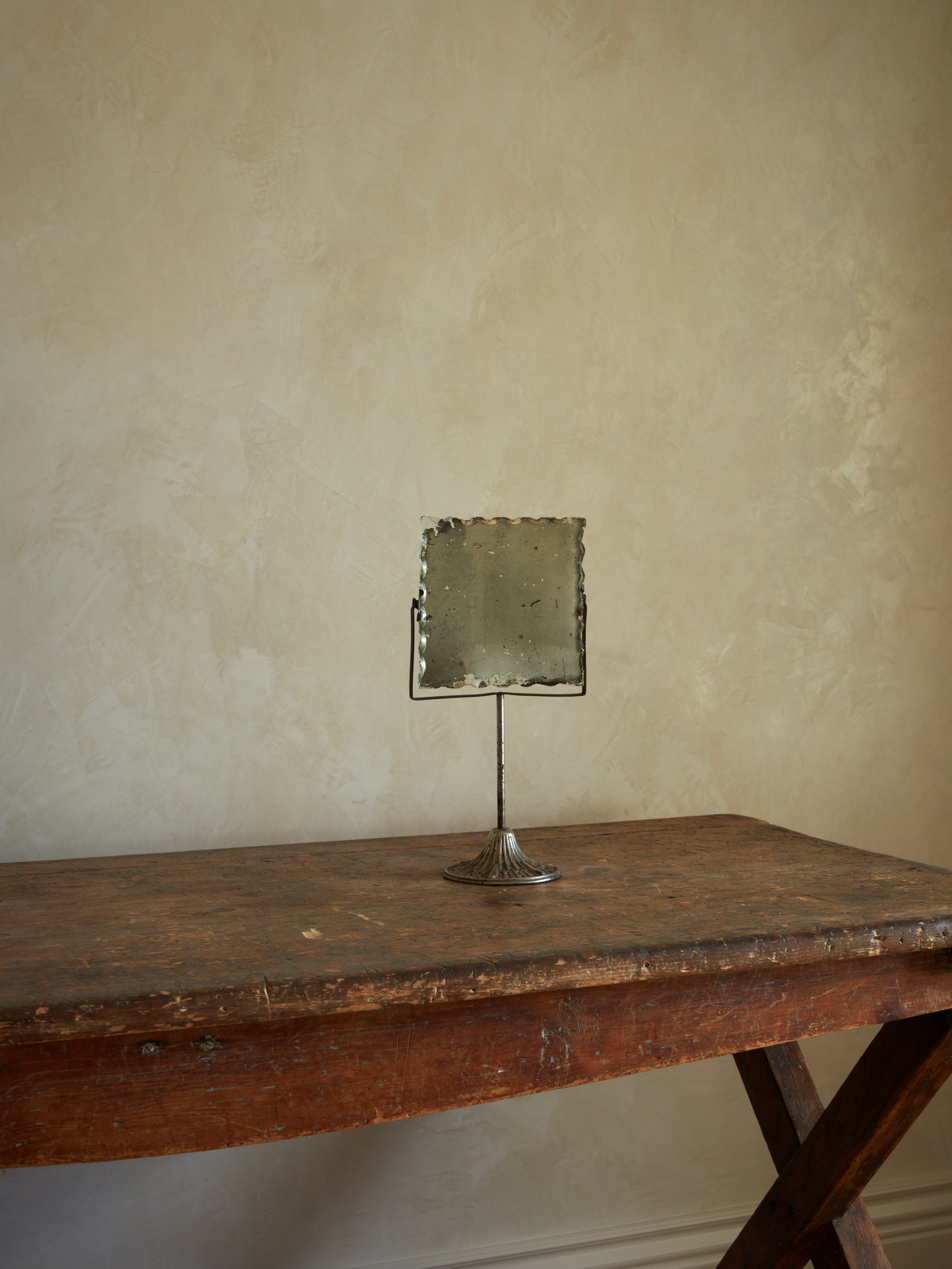 Scalloped Table Mirror