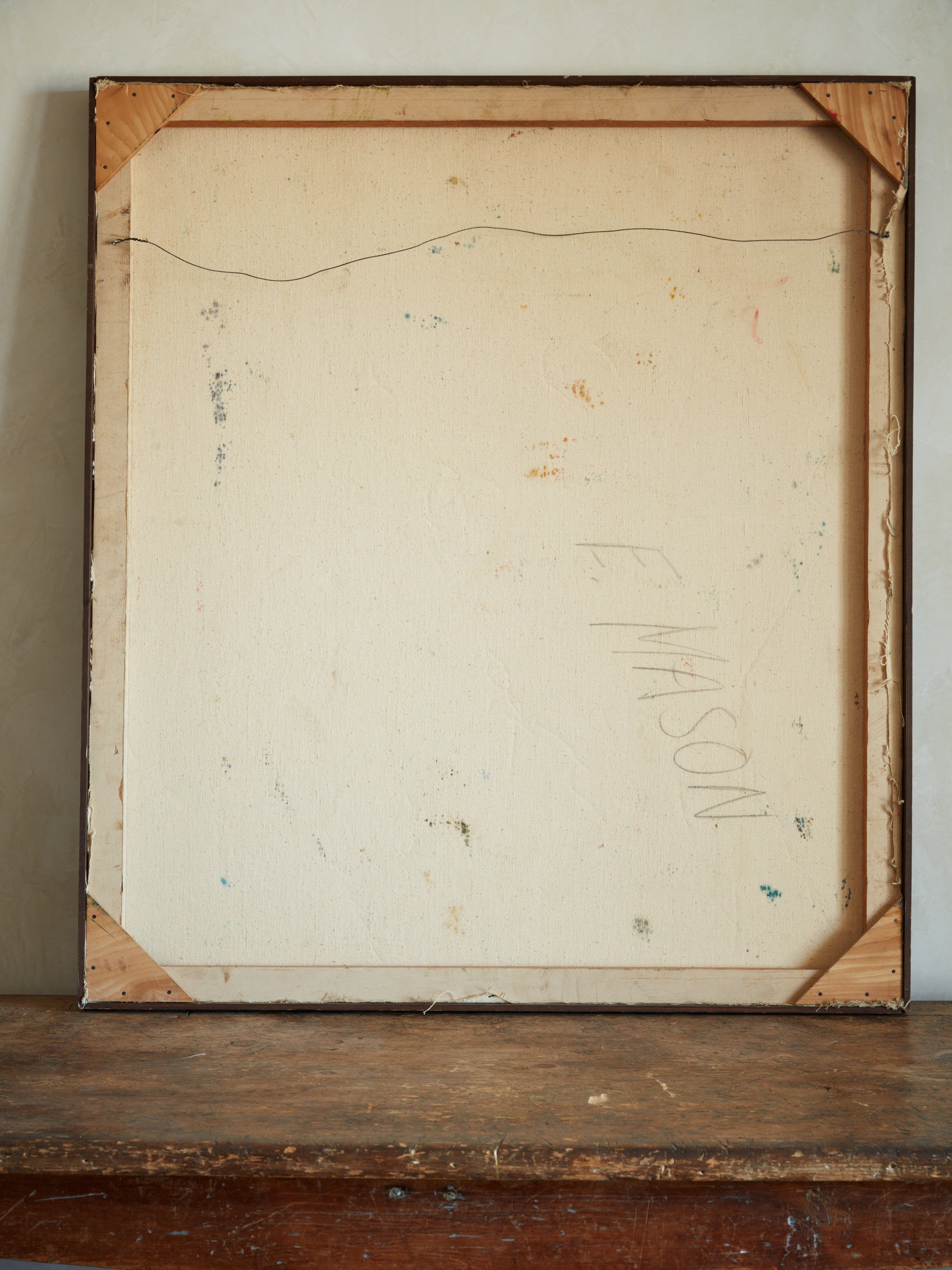 Framed Original Abstract Painting by Emily Mason