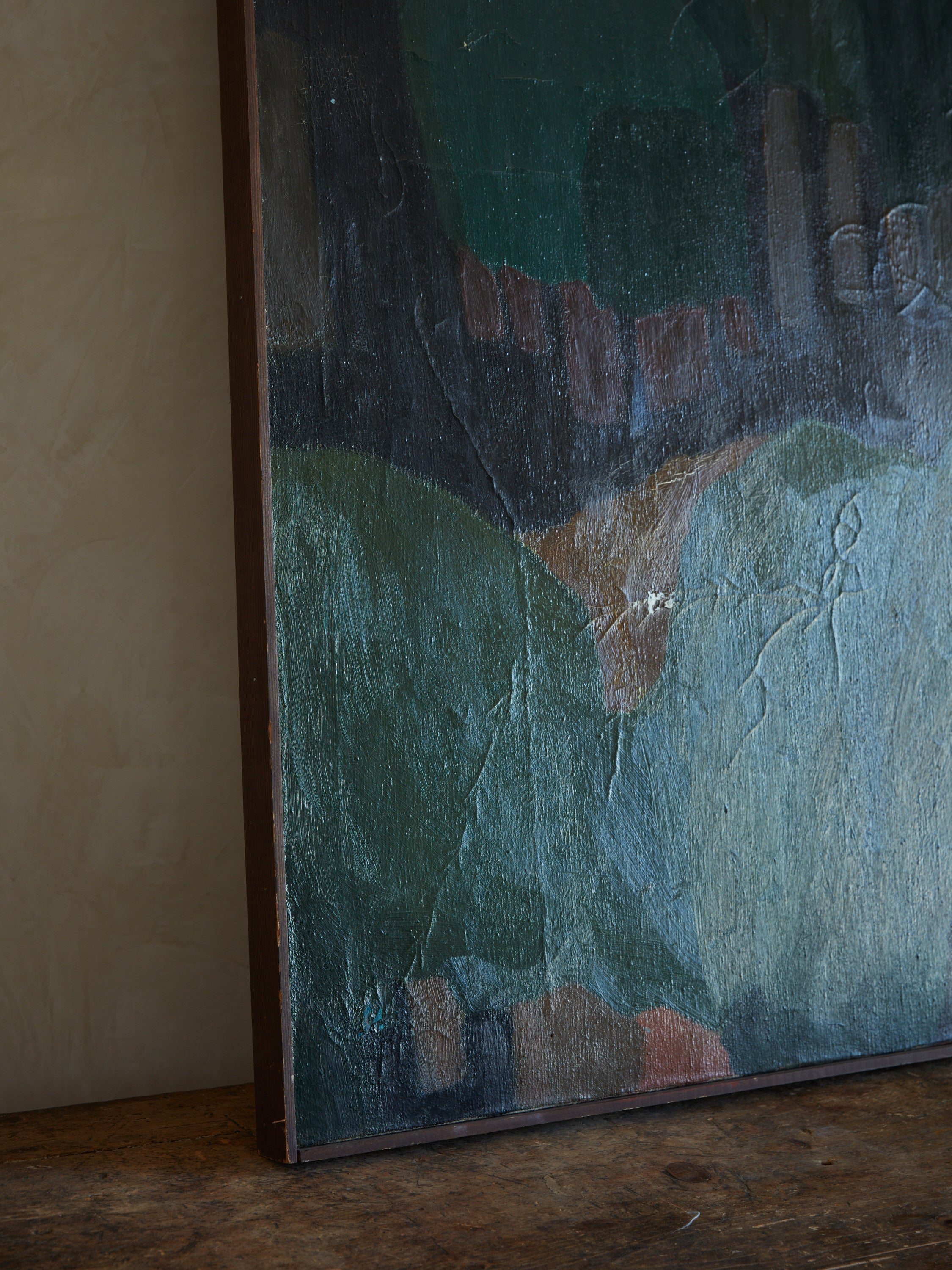 Framed Original Abstract Painting by Emily Mason