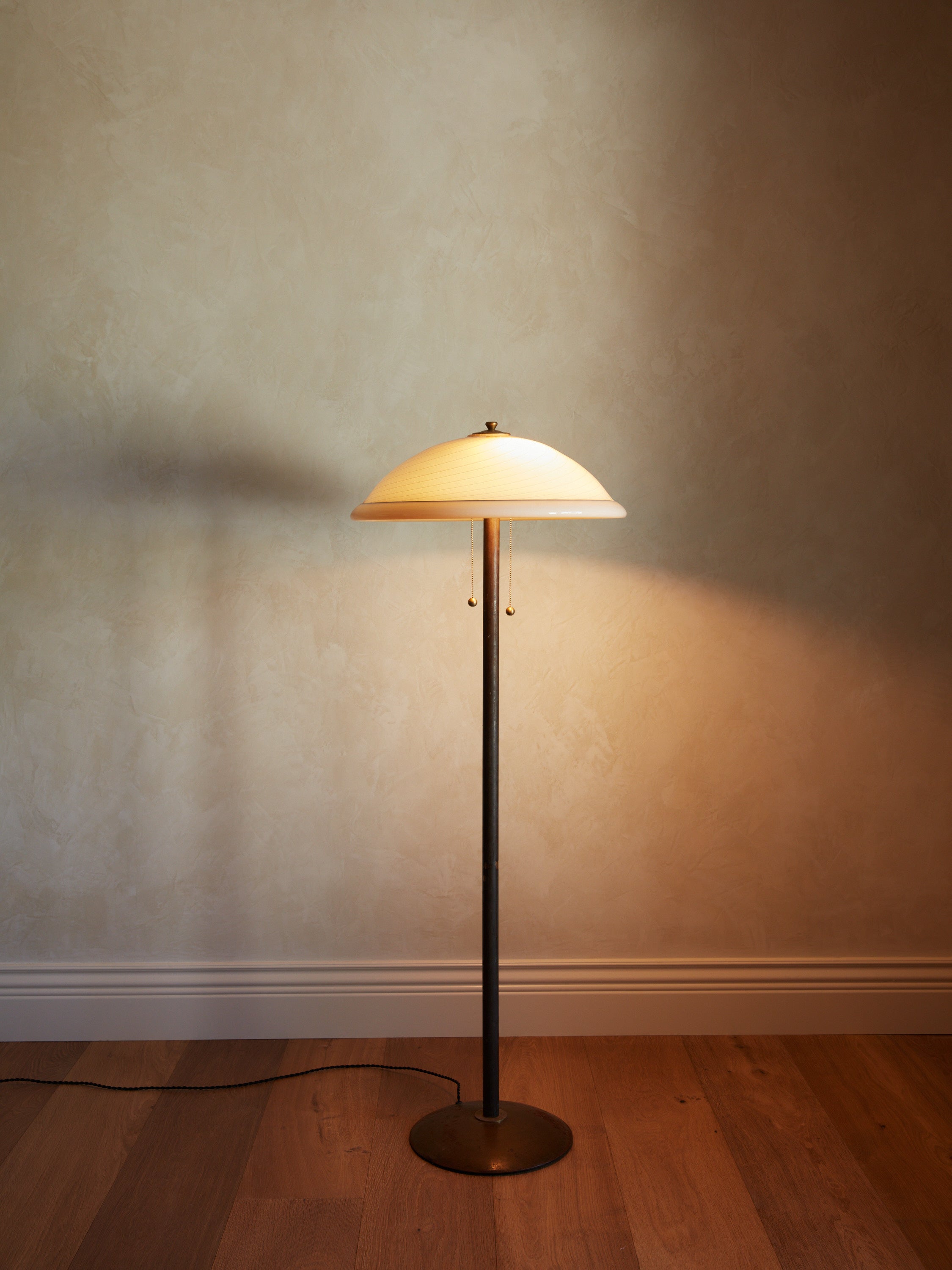 Swirled Murano Floor Lamp