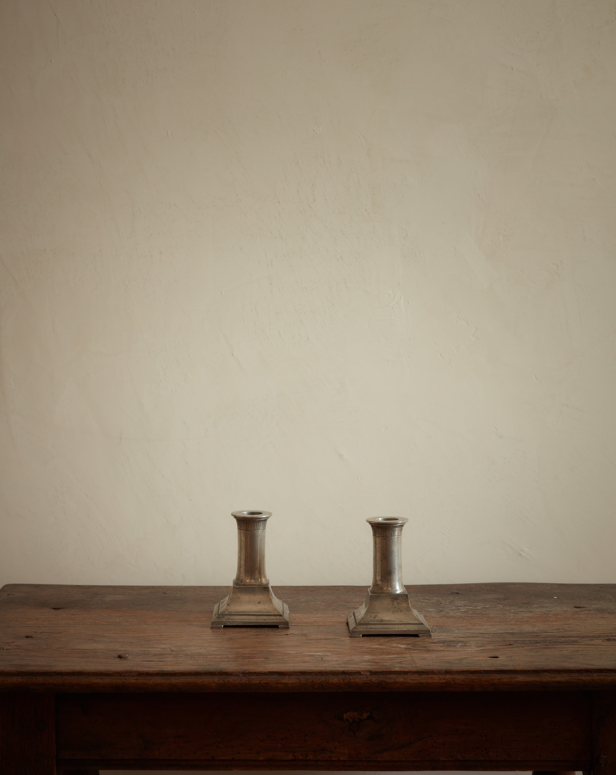 Pewter Candlesticks by Just Andersen