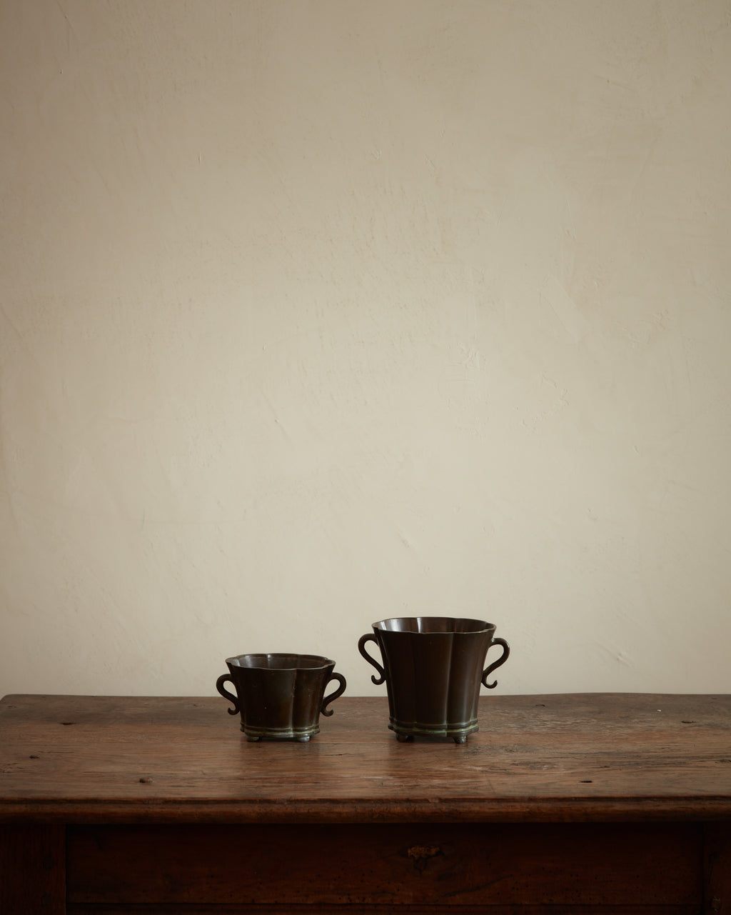 Set of Two Early Just Andersen Vases