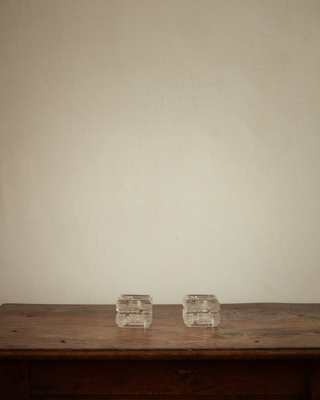 Square Glass Candleholders