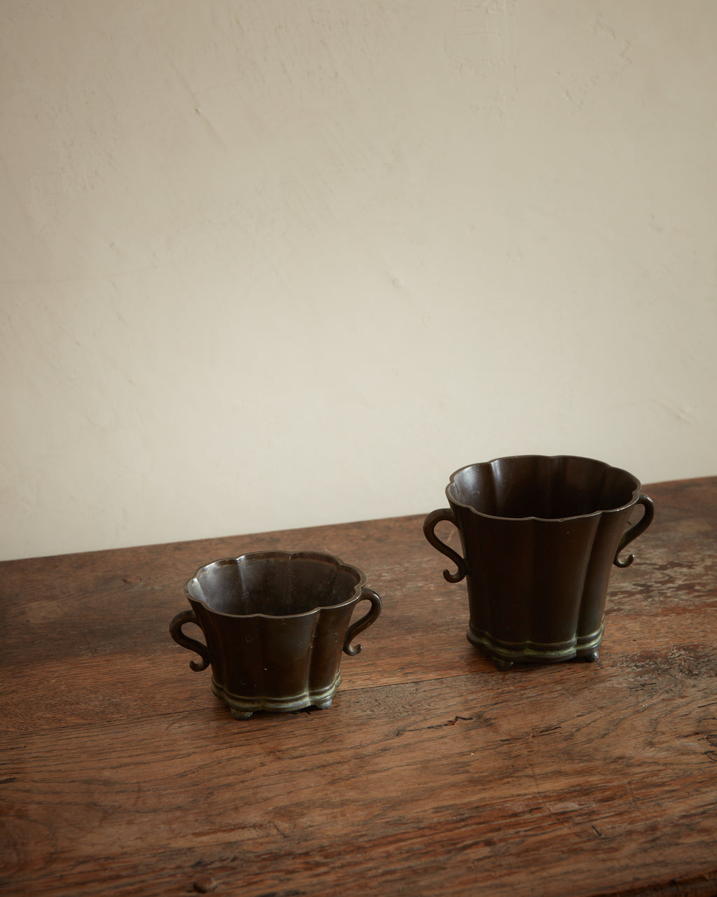 Set of Two Early Just Andersen Vases