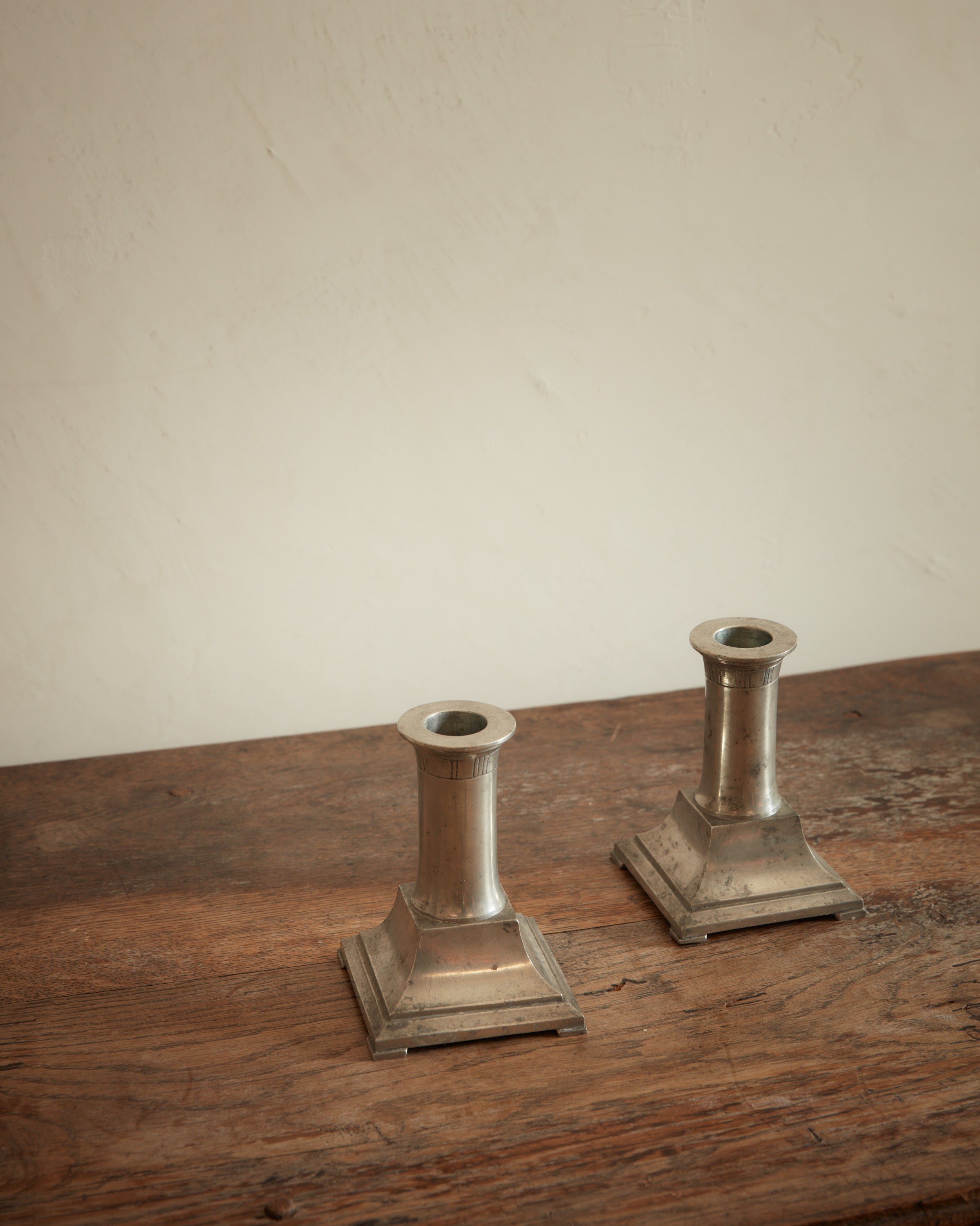 Pewter Candlesticks by Just Andersen