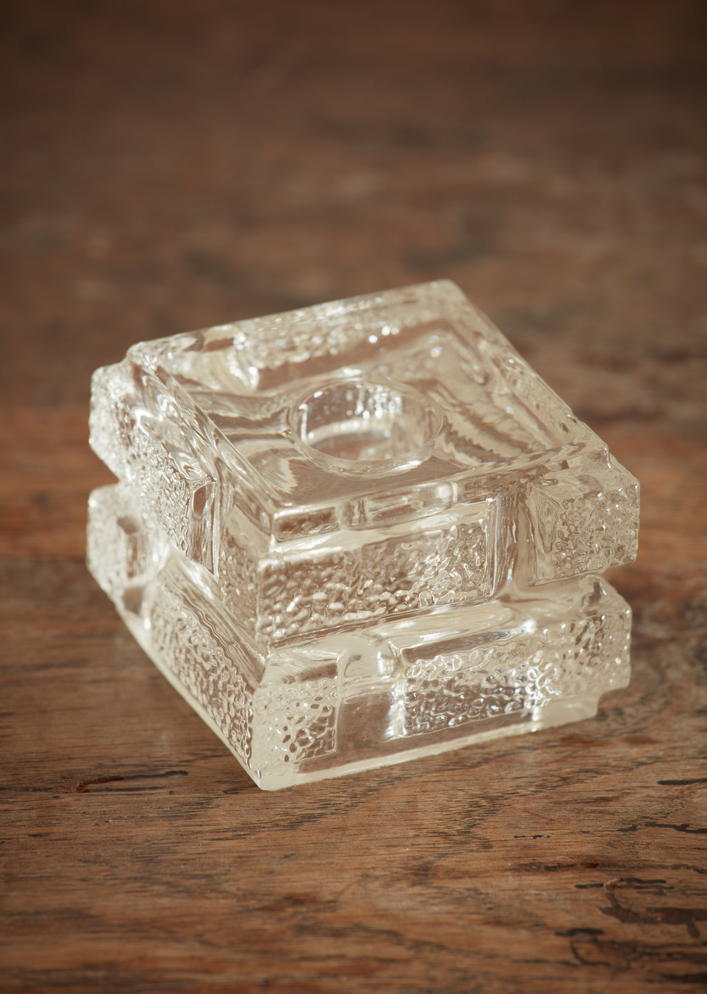 Square Glass Candleholders