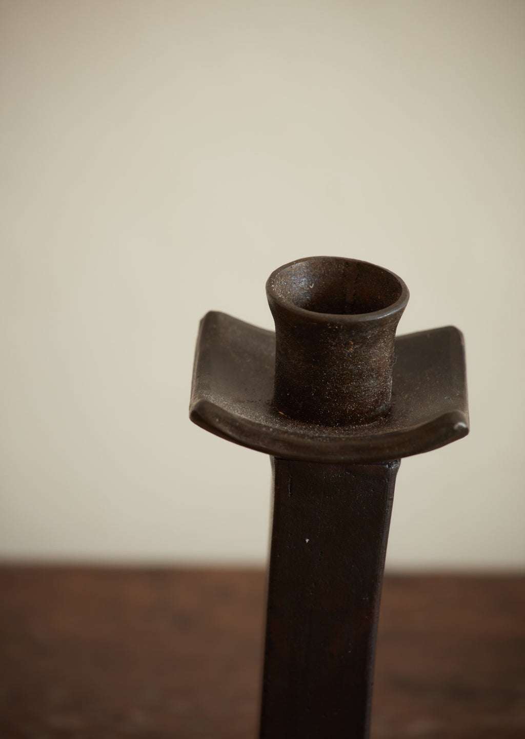 Iron Candlesticks Pair