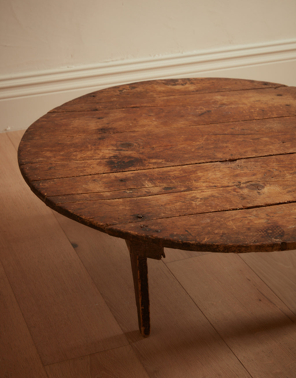 Primitive Round Low Table